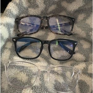 3 pack of Blue light glasses from Amazon.